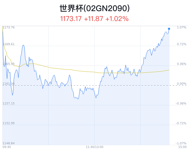 世界杯概念盘中拉升，安利股份涨5.89%