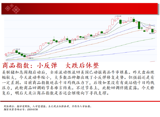 中天期货:商品指数小反弹大跌后休整 橡胶多头格局不变