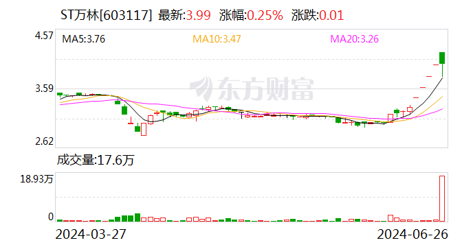 ST万林：实控人及部分董事等拟增持公司股份