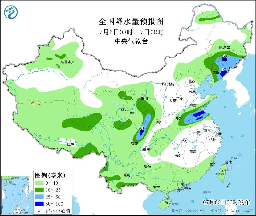 未来三天国内天气预报（7月6日）  第5张