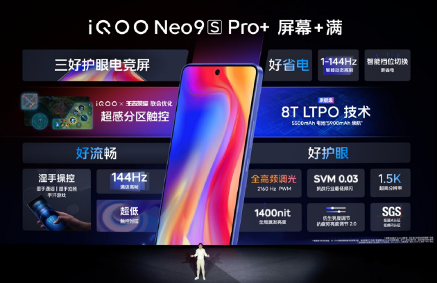 iQOO Neo9S Pro+手机发布：第三代骁龙8+自研芯片 2899元起  第6张