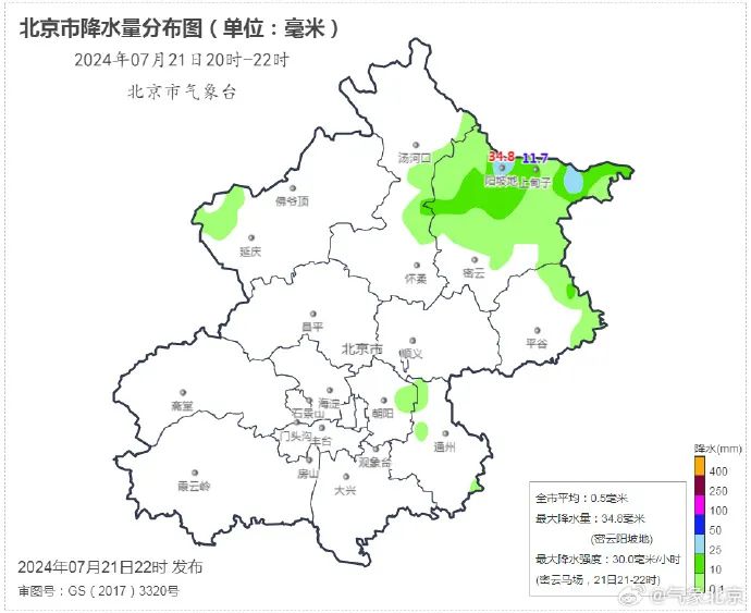 局地6小时降雨超50毫米，多区有山洪风险！北京暴雨、雷电预警中