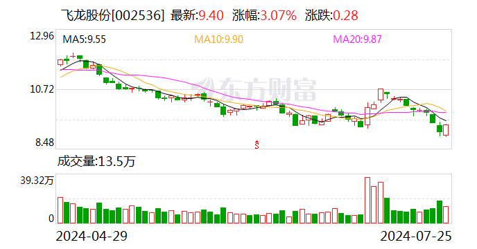 飞龙股份：上半年净利润同比增长29.24%