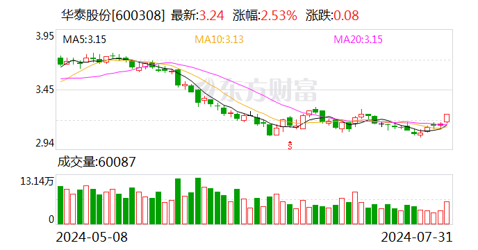 华泰股份：累计回购公司股份2528万股  第1张