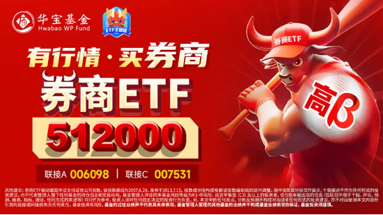 全线反攻！“牛市旗手”掀涨停潮，券商ETF（512000）、金融科技ETF一路狂飙！医疗ETF爆量劲涨5.26%